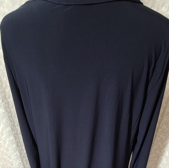 Tommy Hilfiger Women's long sleeve top Size XL color blue. - Picture 3 of 5